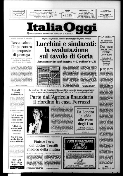 Italia oggi : quotidiano di economia finanza e politica